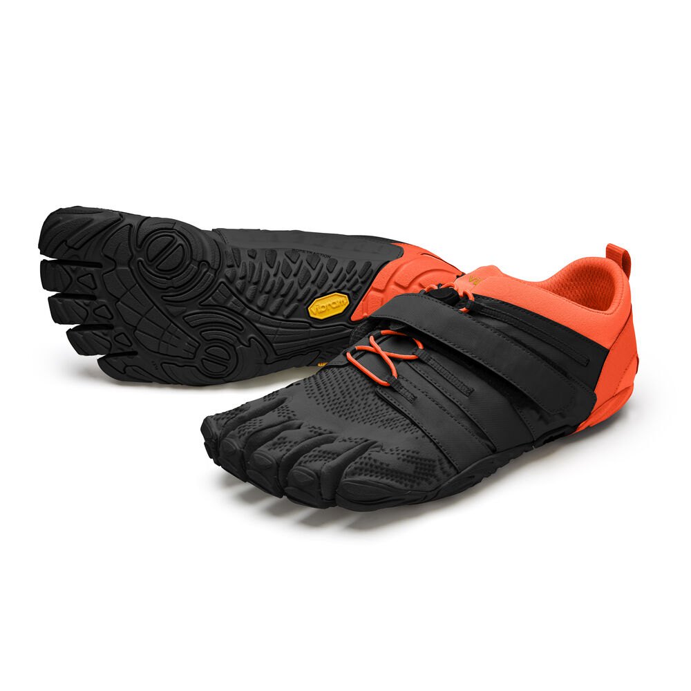 Vibram FiveFingers Heren V-Train 2.0 - Wandelschoenen Zwart/Oranje - 185927HZA